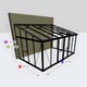 Janssens Arcadia 10x15 Victorian Lean To in Black