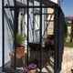 Janssens Arcadia 5ft Wide Lean To in Black