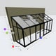 Janssens Arcadia 5x17 Lean To in Black
