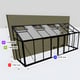 Janssens Arcadia 5x19 Lean To in Black