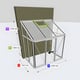 Janssens Arcadia 5x7 Victorian Lean To in Alloy