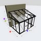 Janssens Arcadia 7x10 Victorian Lean To in Black