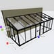 Janssens Arcadia 7x19 Lean To in Black