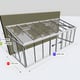 Janssens Arcadia 7x19 Lean To in White