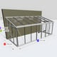 Janssens Arcadia 7x17 Lean To in Alloy