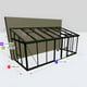 Janssens Arcadia 7x17 Lean To in Green