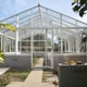 Janssens Gigant Victorian Dwarfwall Greenhouse Front
