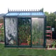Janssens Helios Urban Victorian Greenhouse in Green