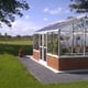 Janssens Mur 10x15 Dwarf Wall Greenhouse White