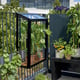Juliana Balcony Greenhouse in Black
