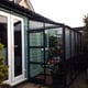 Elite Kensington 4ft lean-to greenhouse, 8x4, graphite finish