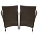 Lichfield Jardí Rattan 2 Seat Bistro Set Brown