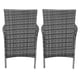 Lichfield Jardí Rattan 2 Seat Bistro Set Grey
