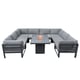 Lichfield Modular Garden Furniture Set With Fire Pit