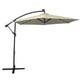 Lichfield 3m Cantilever Parasol with LEDs Cream