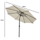 Lichfield Cream 2.7m Tilting Parasol Dimensions