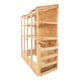 Victorian wooden greenhouse angled side view