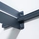 Palram Nancy 1500 Door Canopy Dark Grey Struts