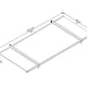 Palram Nancy 2050 Door Canopy Dark Grey Dimensions