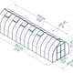 Palram Canopia Bella 8x28 greenhouse dimensions