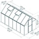 Palram Canopia Mythos 6x12 greenhouse dimensions