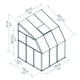 Palram Canopia Sun Room 6x6 White lean-to greenhouse dimensions