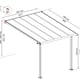 Palram Canopia Olympia 3x3 Patio Cover White Dimensions