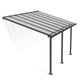 Palram Canopia Olympia 3x4 Patio Cover Grey Dimensions