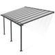 Palram Canopia Olympia 3x5 Patio Canopy Grey