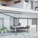 Palram Canopia Olympia 3x5 Patio Cover Grey Polycarbonate