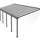 Palram Canopia Olympia 3x8 Patio Canopy Grey