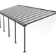 Palram Canopia Olympia 3x9 Patio Canopy Grey