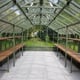 Swallow Falcon 13x18 Wooden Greenhouse Summer Green Interior