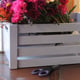 Thorndown Purple Orchid Wood Paint Planter