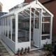 Swallow Kingfisher 6x10 Wooden Greenhouse Cloud Grey