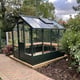 Swallow Kingfisher 6x8 Wooden Greenhouse Olive