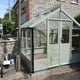 Swallow Raven 8x12 Wooden Greenhouse Summer Green