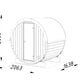 Palmako Anita 0.9 Wooden Home Sauna Room Dimensions