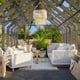 Palmako Emilia L 10x16 Wooden Greenhouse Painted Grey