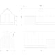 Palmako Emilia M+ 8x18 Wooden Greenhouse with Tool Shed Painted Grey