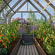 Palmako Emilia S 8x8 Wooden Greenhouse Painted Grey