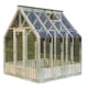 Palmako Emilia S 8x8 Wooden Greenhouse Painted Grey