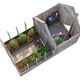 Palmako Emilia S+ 8x14 Wooden Greenhouse with Shed Pressure Treated