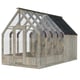 Palmako Emilia S+ 8x14 Wooden Greenhouse with Shed Pressure Treated