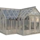 Palmako Emilia XL 14x18 T-Shaped Wooden Greenhouse Pressure Treated