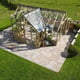 Palmako Emilia XL 14x18 T-Shaped Wooden Greenhouse Pressure Treated