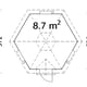 Palmako Eva 3.2m Log Cabin Dimensions