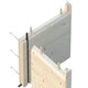 Palmako Grace 8.0 Home Sauna Wall Detail