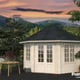 Palmako Hanna 4.2m x 4.2m Corner Log Cabin Natural