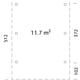 Palmako Karl 11.7 Wooden Carport Base Plan